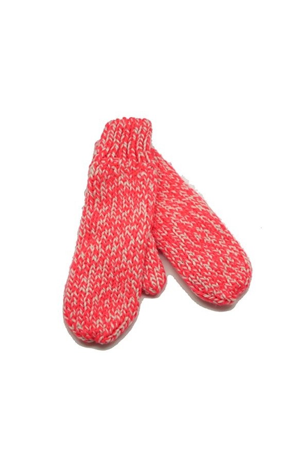 Codello - Ensemble bonnet, écharpe et gants - Femme - Orange - Taille unique