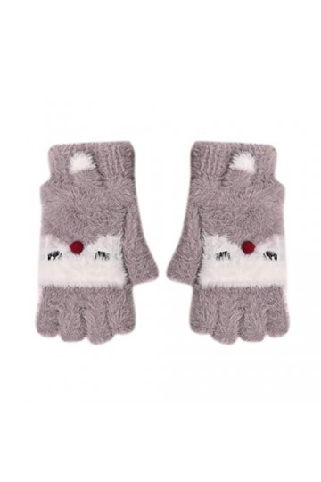 Couverture à en Laine garçons avec mitaine pour Gants pour Tout-Petits Gants Haut en Cachemire Convertible Enfants Hiver sans