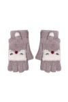 Couverture à en Laine garçons avec mitaine pour Gants pour Tout-Petits Gants Haut en Cachemire Convertible Enfants Hiver sans