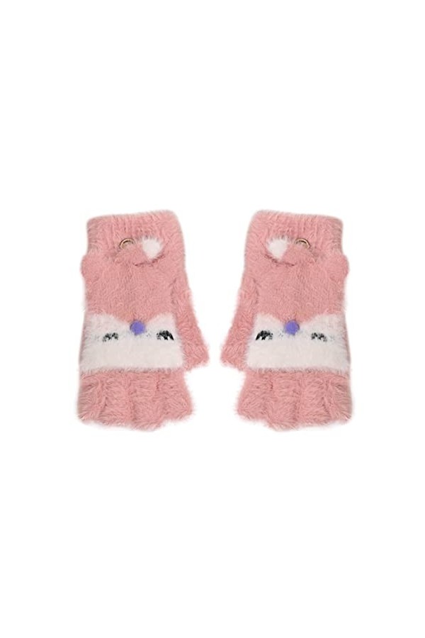 Couverture à en Laine garçons avec mitaine pour Gants pour Tout-Petits Gants Haut en Cachemire Convertible Enfants Hiver sans