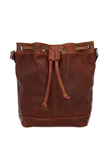 Gusti Sac Bandoulière Cuir - Lia Sac à bandoulière en cuir Sac porté à l´épaule Sac en cuir Femme Cuir Marron