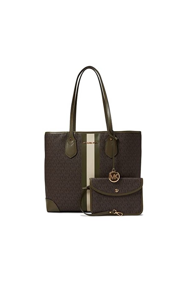 Michael Kors Eva Large Tote Vanilla Multi One Size