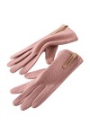 Gants tactiles classiques pour écran tactile dhiver pour femme - Gants tactiles pour écran tactile - Doublé chaud - Moufles 