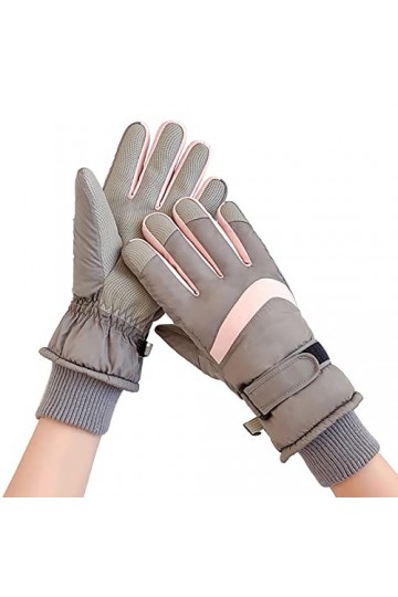 Gants mitaines convertibles pour couple pour femme, gants déquitation en peluche en automne et en hiver, gants pour femmes p