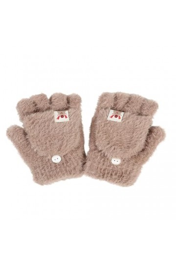 YLYMWJ Mitaines convertibles pour femmes et filles, gants dhiver chauds et résistants au froid, coupe-vent, gants de conduit