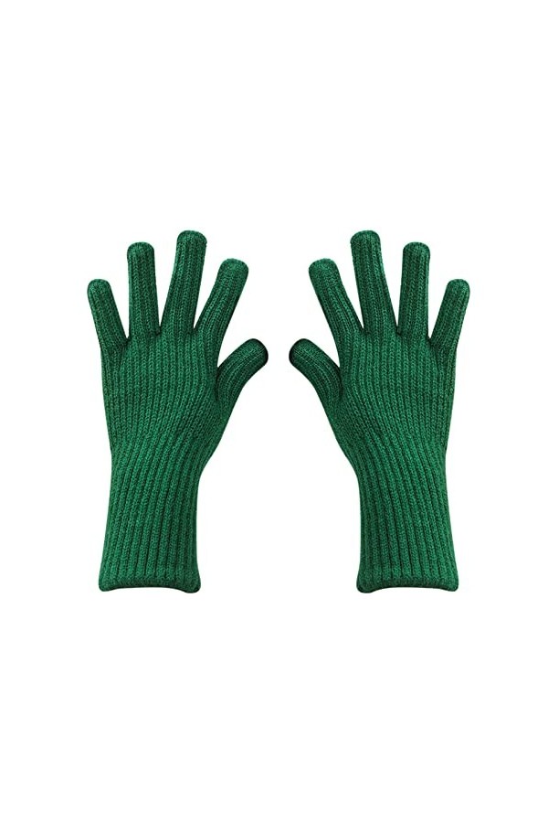 Gants en soie pour femme S Mode écran tactile SMS Gants dextérieur hommes femmes chauds tricotés dhiver mitaines gants soli