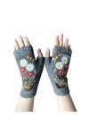 Moufles Bébé Thermique Gants Hiver Gants dautomne et dhiver tricotés à la Main pour Femmes, Gants au Crochet rétro Moufle H