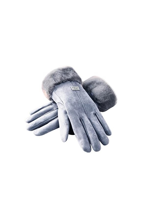 Gants Dhiver Chauds Pour Femme Quelques Gants Chauds Gants Hiver Avec Doublure Polaire Epaisse Poignets Taille Unique Multic