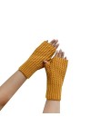 liangp Mitaines Tricotées Mitaines Tricotées Taille Unique Tricoté Poignet Hiver Automne Bras Filles Mitaines, h, taille uniq