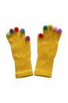 Gants pour étudiants - Moufles chaudes - Pour écran tactile - Pompons colorés - Pour femme - Fournitures de cyclisme dhiver,