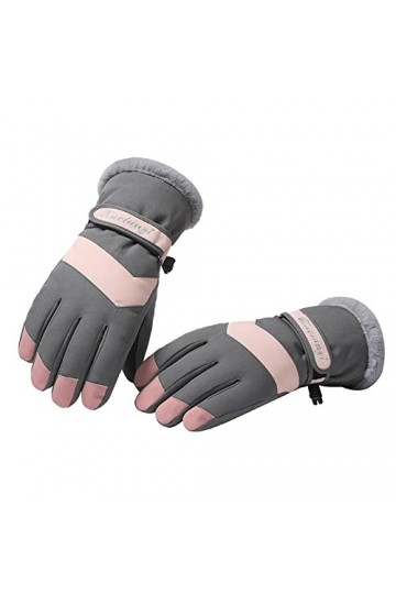 Cyber of Monday 2023 Mitaines de course à pied pour femme en peau de mouton véritable Gants thermiques sans doigts Offres écl