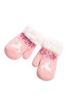 Jolies Filles et Mitaines pour garçons Mitaines Gants Chauds en Polaire épaissie Gants Enfant Cross