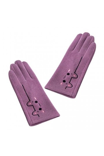 Gants de cyclisme coupe-vent pour filles - Pour sport de plein air - En peluche - Accessoires de vêtements pour femmes - Mouf