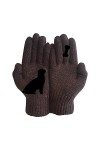 Gants Femme Homme Hiver Chauds Tricotés À Écran Tactile Tricotés Pour Jogging Extérieur Poignets Taille Unique Multicolore Po