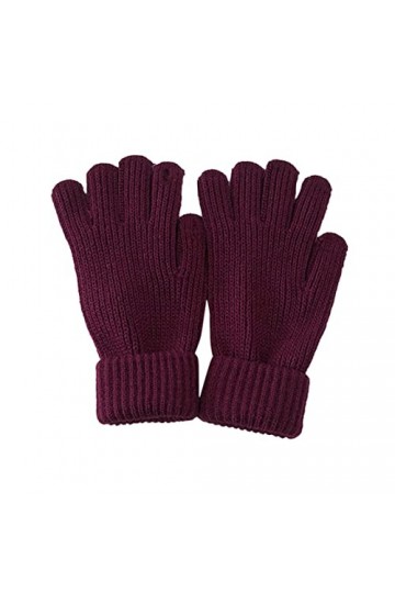 liangp Mitaines Mitaines Mitaines Gants Cosplay Bras Taille Unique Gants Tricotés Hiver Chaud Bras Fille Moufles, rouge, tail