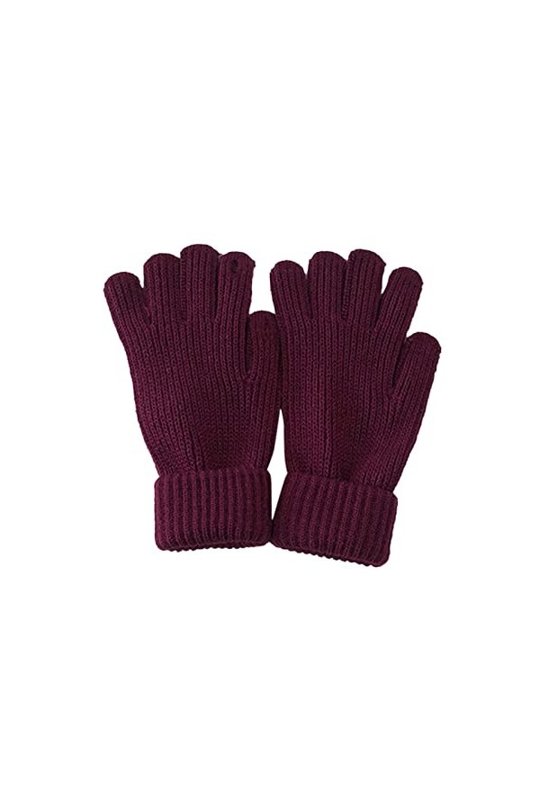 liangp Mitaines Mitaines Mitaines Gants Cosplay Bras Taille Unique Gants Tricotés Hiver Chaud Bras Fille Moufles, rouge, tail