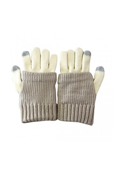 Mitaines Demi-Doigts Femme Noir Gants Cosplay Bras Manchettes Extensible Tricot Gants Hiver Automne Unisexe pour Moufles, kak