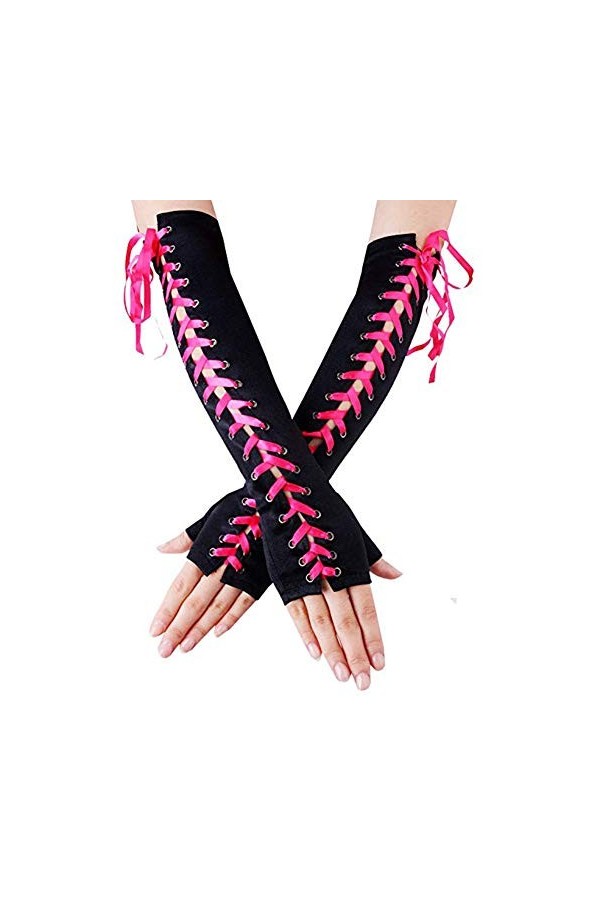 Ruiuzi - Gant - Femme taille unique - Noir - Taille unique