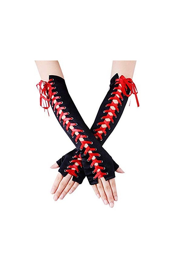 Ruiuzi - Gant - Femme taille unique - Noir - Taille unique