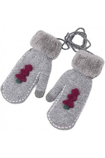 GHCXY Moufles unisexes pour adultes - Gants en tricot épais pour femme - Style moderne et décontracté - Confortables - Chaude