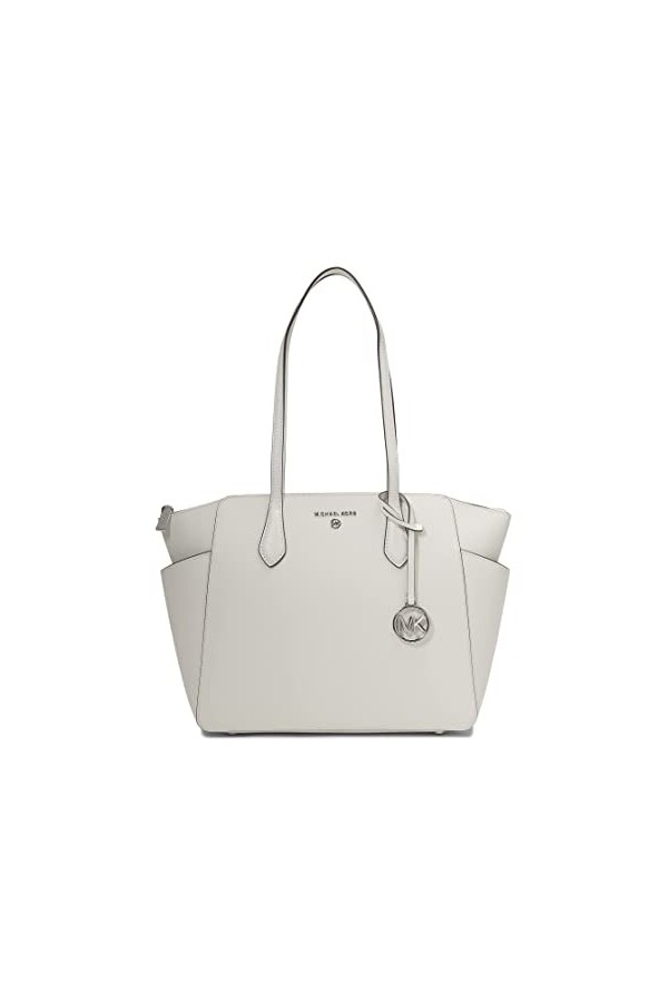 Michael Kors Marilyn MD TZ Tote, Bag Women, Vanilla/Acorn, 24,77 x 13,02 x 11,43