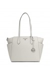 Michael Kors Marilyn MD TZ Tote, Bag Women, Vanilla/Acorn, 24,77 x 13,02 x 11,43
