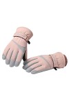 Moufles de ski pour femme - Chaud et épais - Coupe-vent - Imperméables - Pour lextérieur - Écran tactile - Noir
