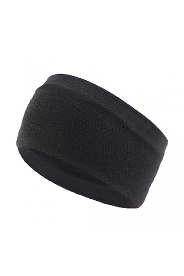 Bandeaux de Sport,2 Pièces Bandeau Noir Cheveux Bandeaux de Cheveux Élastique Antidérapant, Bandeau Anti-Transpiration, Bande