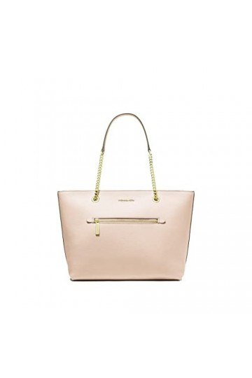 Michael Kors Sac à main pour femme Jet Set article chaîne fourre-tout en cuir, Chamois