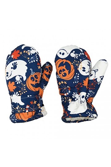 PHILSP Moufles dhiver coupe-vent pour enfant - Gants chauds pour enfant - 2 L