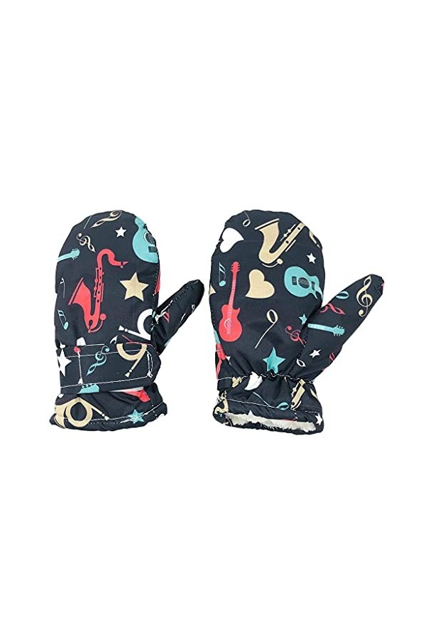 PHILSP Moufles dhiver coupe-vent pour enfant - Gants chauds pour enfant - 2 L