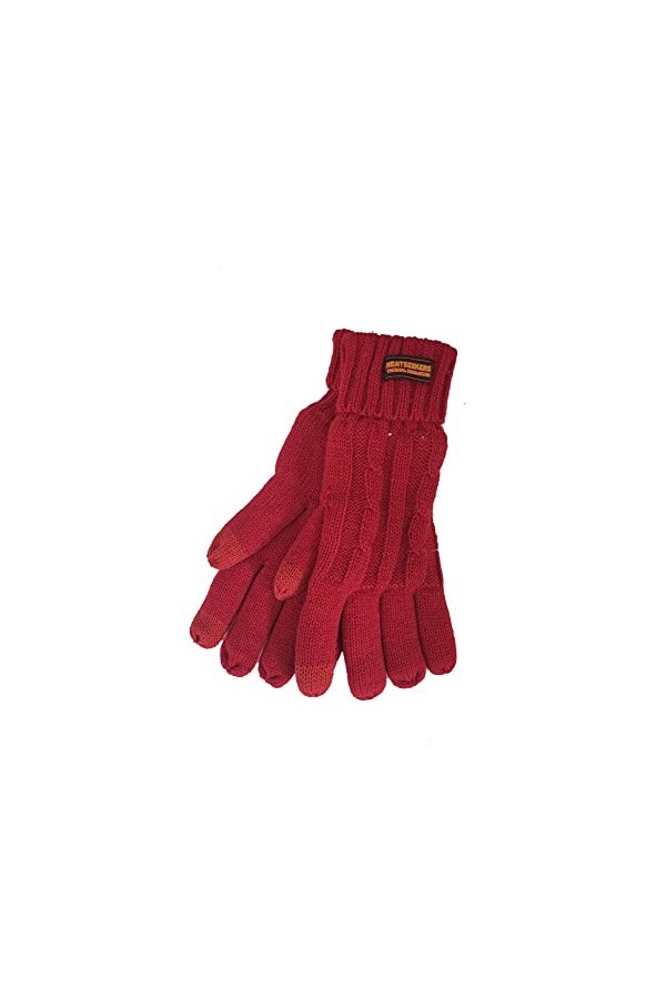 G33 Gants thermiques pour femme, Rouge, taille unique