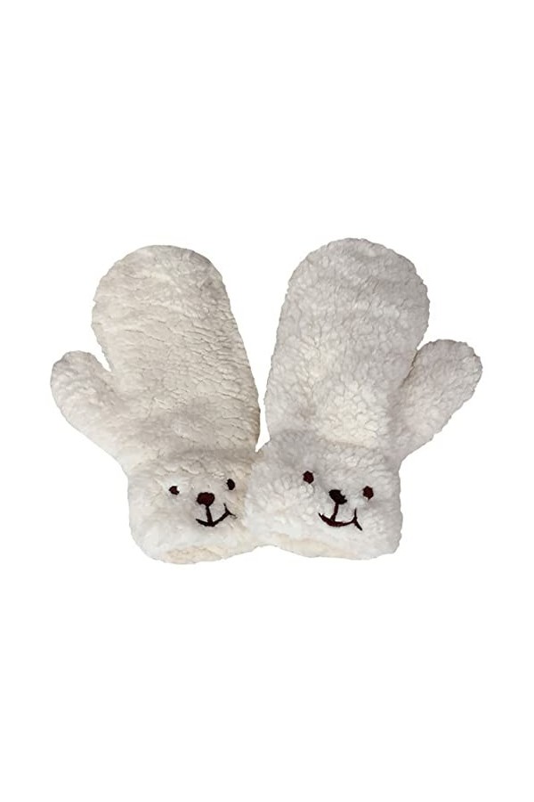 Tuelaly 1 paire de gants pour femme résistants au froid pour léquitation, le ski, les ours moufles durables kaki