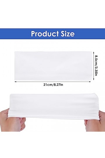 WLLHYF Enfants Sports Bandeaux 6 Pcs Garçons Bandeau Élastique Bandeau Doux Athlétique Bandeaux Antidérapant Respirant Bandea