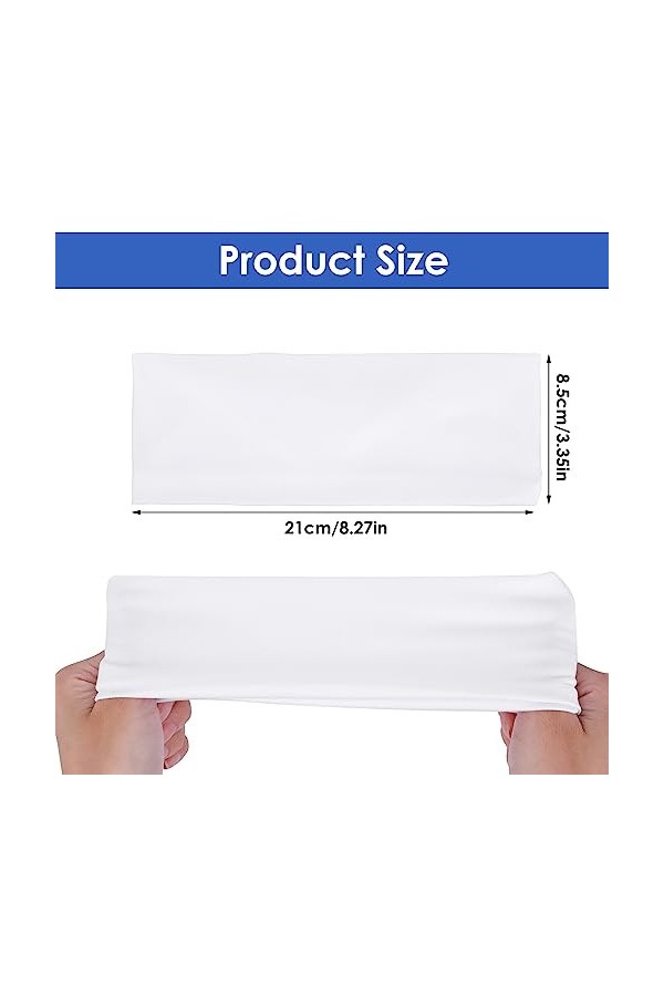 WLLHYF Enfants Sports Bandeaux 6 Pcs Garçons Bandeau Élastique Bandeau Doux Athlétique Bandeaux Antidérapant Respirant Bandea