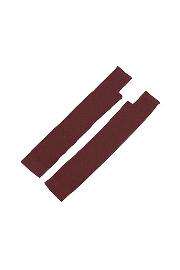 Mitaines de bras et de poignet mélangées avec cache-pouce pour femme, gants dhiver chauds