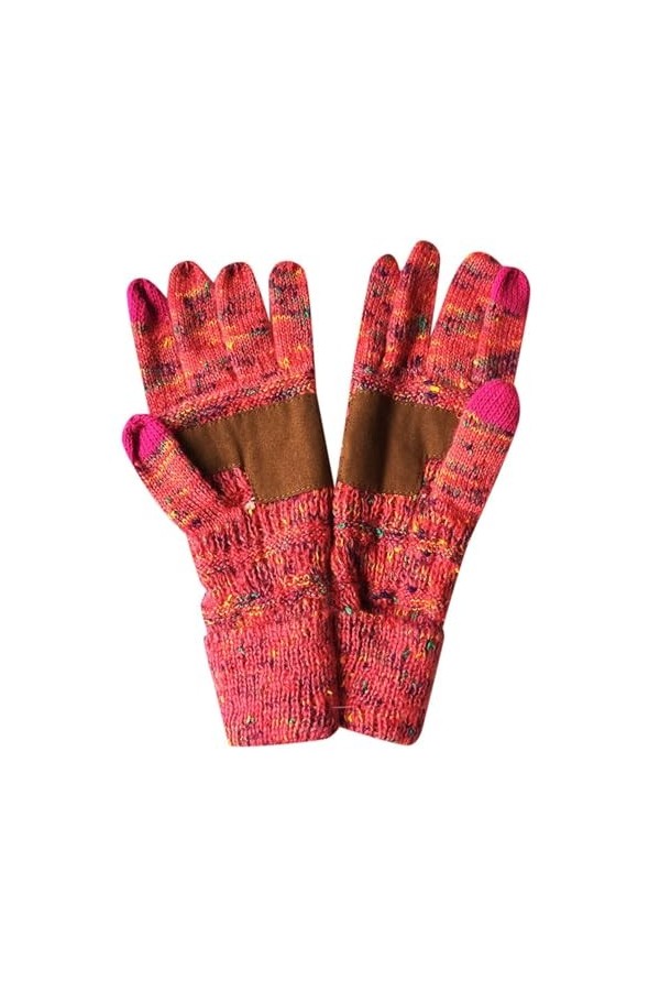 Gants Chauds Gants Dhiver À Écran Tactile,Packs Bonnet, éCharpe Et Gants Femme Winter Gloves Gants Et Moufles Garçon 3m Late