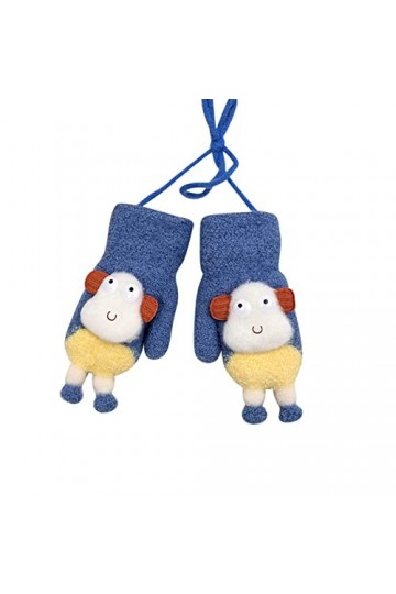 Comprend des gants épais et chauds en velours épais pour bébé et plus de gants en velours doux et froids de dessin animé gant