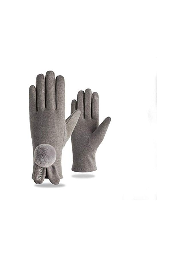 Femme Automne Mignon Lapin Chat Broderie Gants Cachemire Élastique&nbsp;&nbsp;&nbsp;Gants De Conduite Femmes Lapin&nbsp;&nbsp;&nbsp;Mince Cyclisme Gants Ch