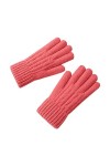 DondPO Gants Femme Hiver, Hiver Noirs Coupe-vent Gants Chauds Mitaines Tricotées Cadeaux Epais Chaud Mitaines Gants Tricoté G
