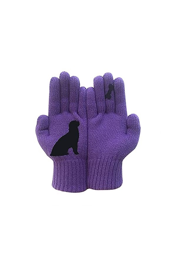 Gants dhiver pour Femmes Hiver Stretch Automne Hiver Mitaines Gants tricotés Gants Coupe Vélo de Sport pour Femmes Côté Camp