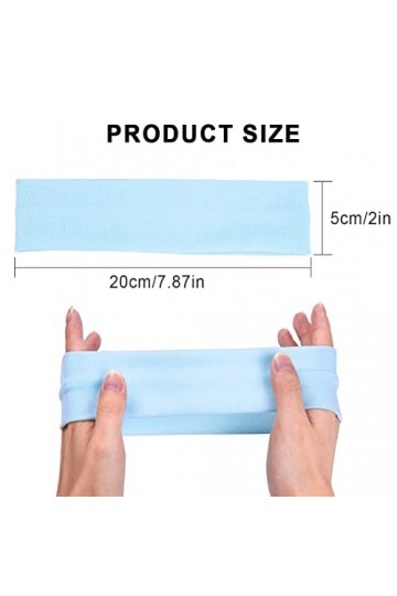 5 Pièces Bandeaux de Coton de Yoga Bandeau de Sport Elastique Bandeau Cheveux Femmes et Filles Bandeaux de Sport Bandeaux de 