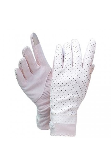 Yoaodpei Voyage dété extérieur conduite des gants de crème solaire Fashion dames printemps mince printemps et automne coton 