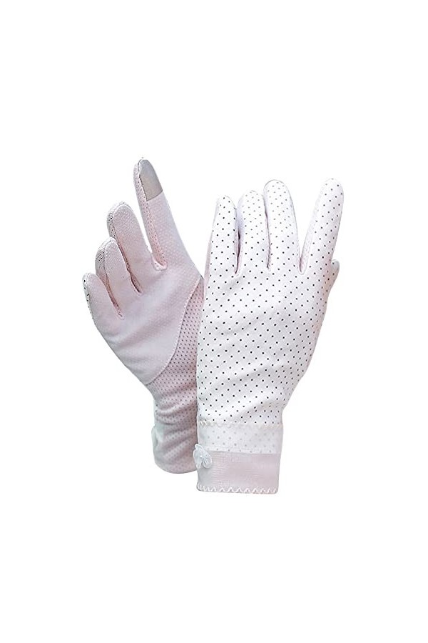 Yoaodpei Voyage dété extérieur conduite des gants de crème solaire Fashion dames printemps mince printemps et automne coton 