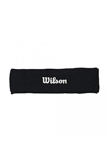 WILSON Mixte Headband Bandeau, Noir, Taille unique EU