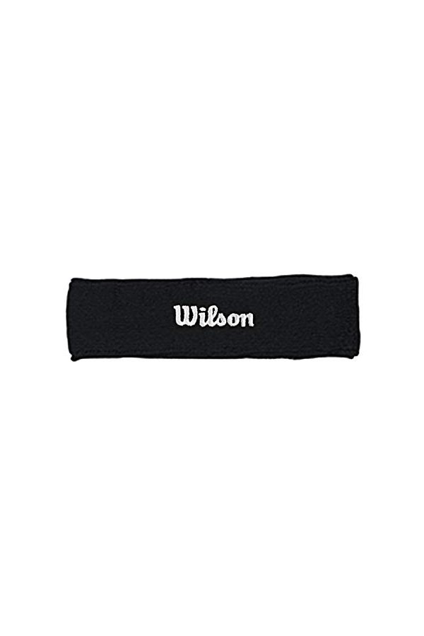WILSON Mixte Headband Bandeau, Noir, Taille unique EU
