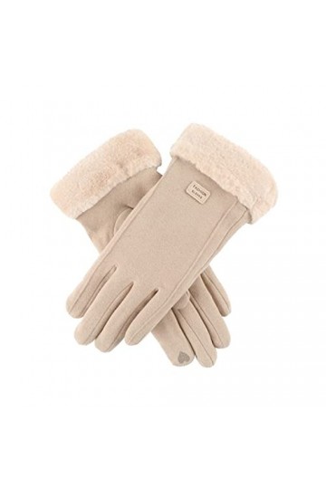 Allbestop Gants Chauds Gants Extensibles En Tricot,Gants Noel Mitaine Cuir Moufles Ski Femme Gants Tactile Femme Gants De Pec