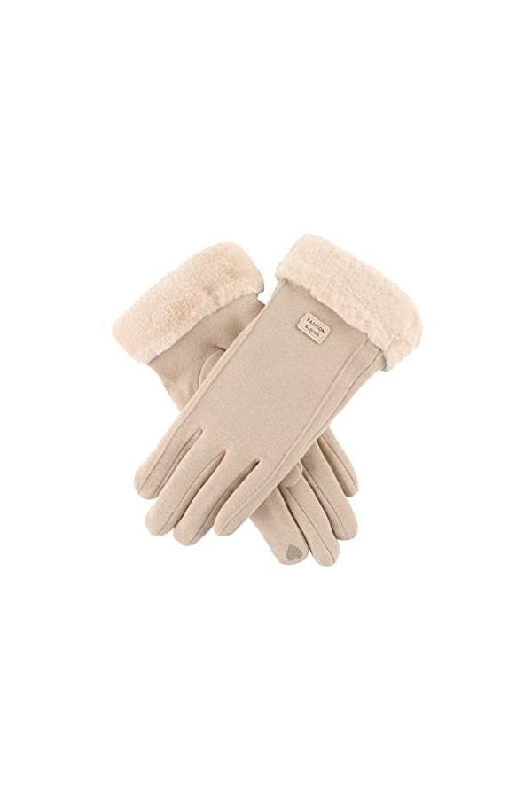 Allbestop Gants Chauds Gants Extensibles En Tricot,Gants Noel Mitaine Cuir Moufles Ski Femme Gants Tactile Femme Gants De Pec
