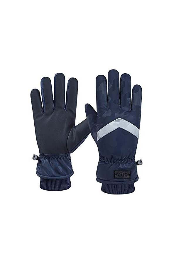Gants Chauds Anti-Rayures Gants,Gants Hiver Femme Tactile Gants Cuir Moufles Mitaines Femme Micro-Touch Gloves Les Gants Rain