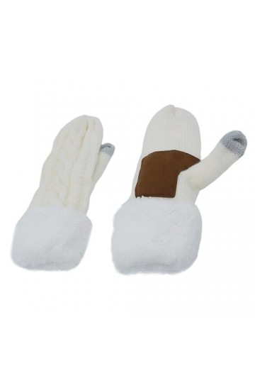 Allbestop Gants Chauds Hiver Automne Epais Mitaines,Gants Avec Lumière Led Étanche Mitaines Homme Bonnet Naissance 3m Latex G